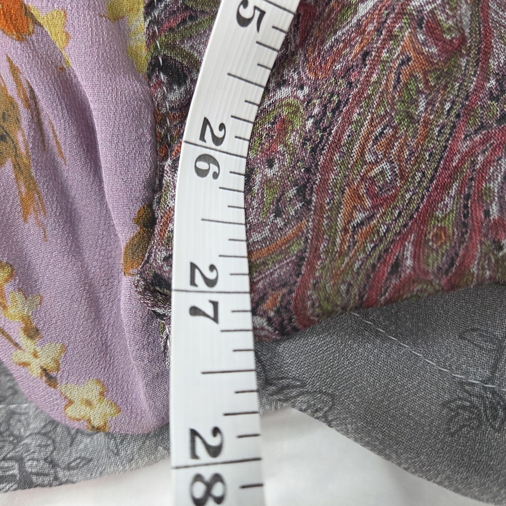 Young Threads Patchwork Multicolor Open Front Car… - image 3